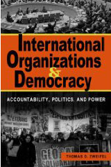 Book cover International organizations and democracy